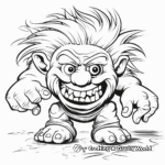 Enchanting Fairy Tale Troll Coloring Pages 4