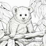 Endangered Species in Rainforest Coloring Pages 2