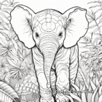 Endangered Species in Rainforest Coloring Pages 4