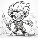 Epic Troll Warrior Coloring Pages 2