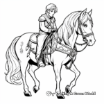 Epona Horse Coloring Pages: Link's Loyal Companion 4