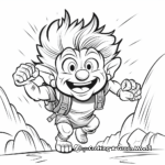 Exciting Adventure Troll Coloring Pages 3