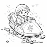 Exciting Christmas Sleigh Coloring Pages 2