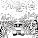 Exciting Homecoming Parade Coloring Pages 4