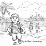 Exciting Summer Vacation Coloring Pages 2
