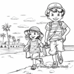 Exciting Summer Vacation Coloring Pages 3