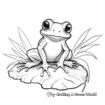 Exotic Rainforest Frog Coloring Pages 2