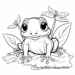 Exotic Rainforest Frog Coloring Pages 3