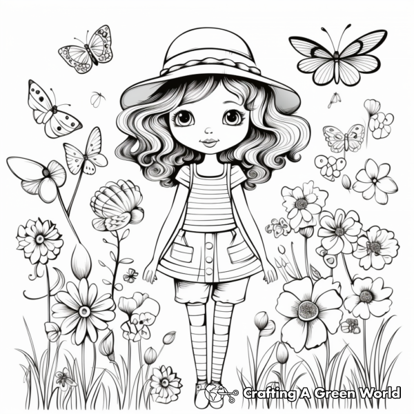 Hello Spring Coloring Pages - Free & Printable!