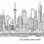 Famous City Landmarks Coloring Pages 1