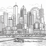 Famous City Landmarks Coloring Pages 4