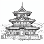 Famous Japanese Landmarks Coloring Pages 3