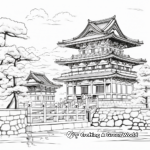 Famous Japanese Landmarks Coloring Pages 4