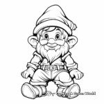 Fantasy Gnome Coloring Pages 1