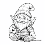 Fantasy Gnome Coloring Pages 2