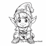 Fantasy Gnome Coloring Pages 3