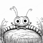 Fantasy-Inspired Inchworm Coloring Pages 4