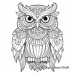 Fantasy Owl Coloring Pages for the Imaginative Artists 2