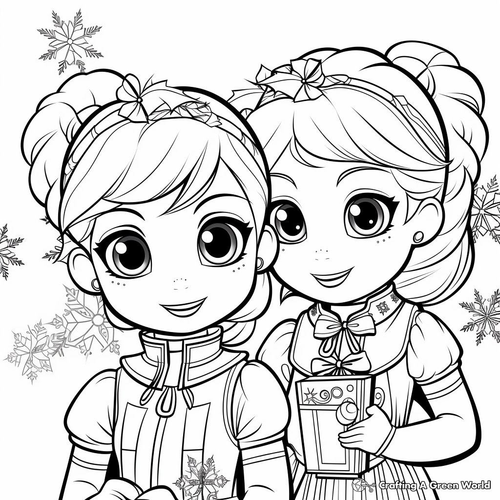 Free Anna Elsa Coloring Pages Printables Fun Download Free 