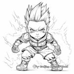 Fierce Naruto Character Coloring Pages 4