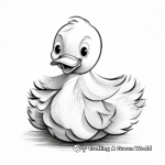 Fluffy Mother Paper Duck Coloring Pages 2