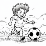 Football Field Green Grass Coloring Pages 3