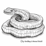 Fossilized Titanoboa Coloring Pages 1
