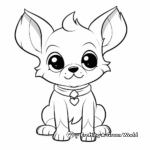 French Bulldog Kawaii Coloring Pages for Artists 1