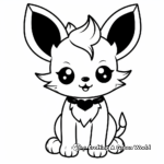 French Bulldog Kawaii Coloring Pages for Artists 3