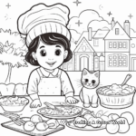 French Cuisine Coloring Pages 3