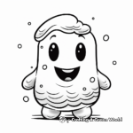 Friendly Ghost Coloring Pages for Kids 3