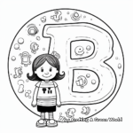 Fun ABC Bubble Letters Coloring Pages 3