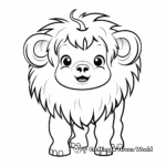 Fun Cartoon Bison Coloring Pages 4