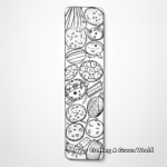 Fun Food-Themed Bookmark Coloring Pages 4