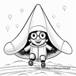 Fun Squid Coloring Pages for Toddlers 3