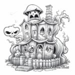 Ghost House Luigi: Super Mario World Coloring Pages 3