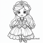 Girls Pirate Princess Coloring Pages 4