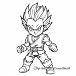 Goku and Vegeta Coloring Pages 2