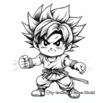 Goku Fusion Dance Coloring Pages 1