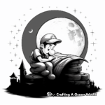 Goodnight Luigi Coloring Pages: Sweet Dreams from Mushroom Kingdom 3