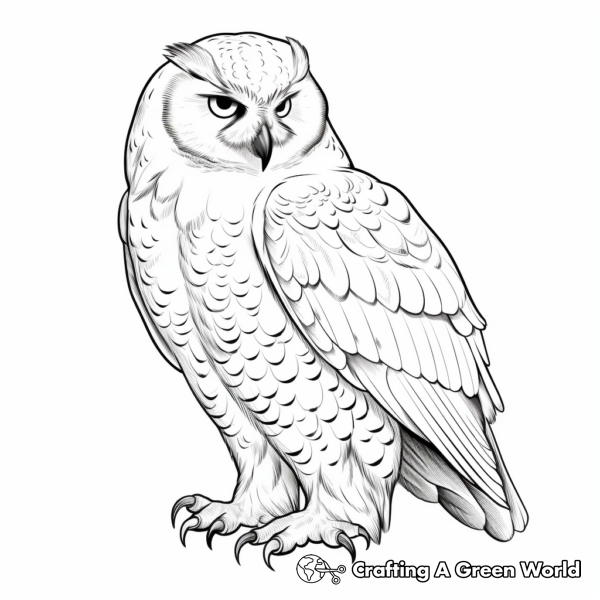 Realistic Owl Coloring Pages - Free & Printable!