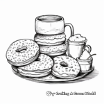 Gourmet Starbucks Bagels Coloring Pages 1