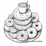 Gourmet Starbucks Bagels Coloring Pages 2