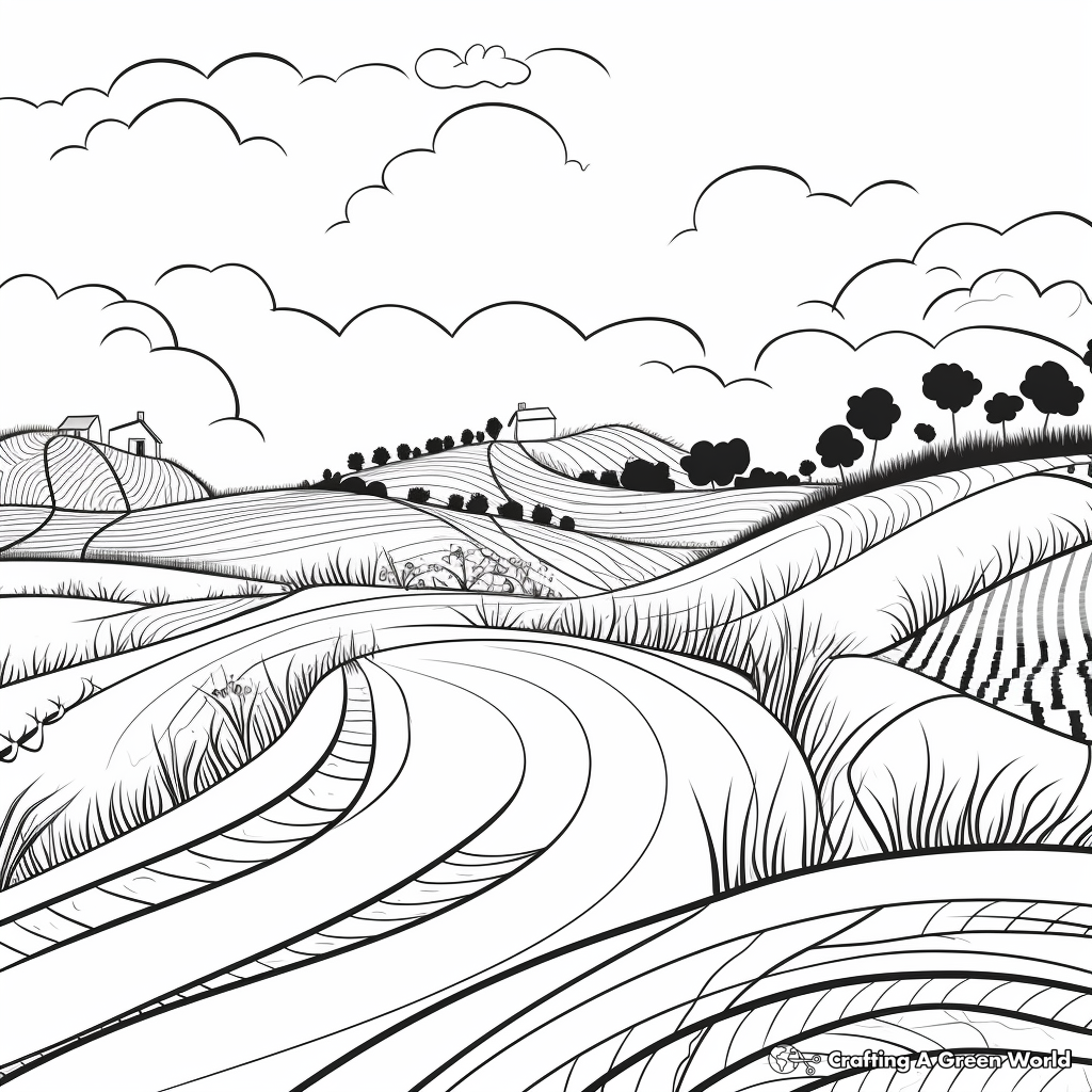 Grasslands of the World Coloring Pages 2