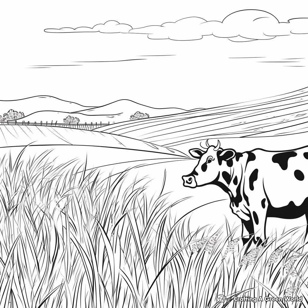 Grasslands of the World Coloring Pages 3