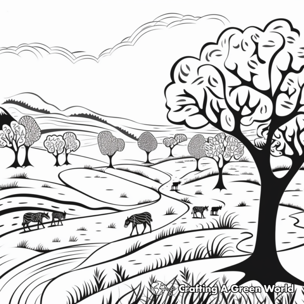 Grass Coloring Pages - Free & Printable!