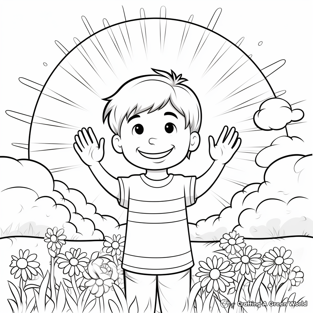Gratitude Themed Positivity Coloring Pages 3