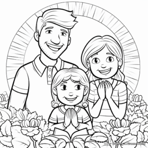 Gratitude Themed Positivity Coloring Pages 4