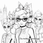 Group Image of Miraculous Team Coloring Pages 1