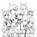 Group Image of Miraculous Team Coloring Pages 3